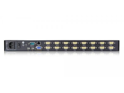 LCD KVM over IP Console with 16 port VGA KVM-17