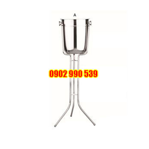 XÔ ĐÁ 2 LỚP INOX VÀ CHÂN XÔ ĐÁ