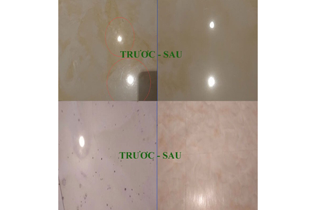 Xóa vết trầy xước trên sàn gạch