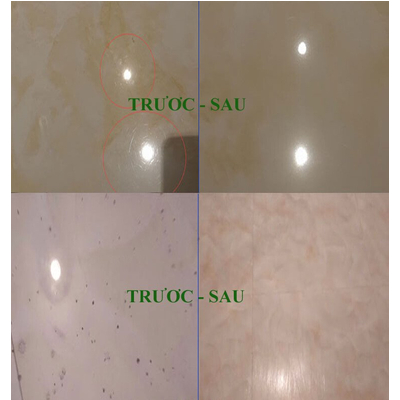 Xóa vết trầy xước trên sàn gạch