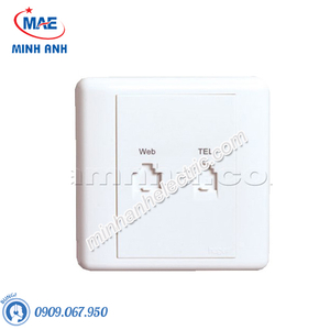 Công tắc - Ổ cắm Hager - Model WGT2RJ
