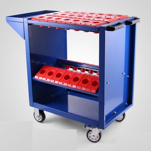 xe đẩy dụng cụ chứa chuôi BT-30,40,50, xe gá bầu kẹp BT30,40,50.