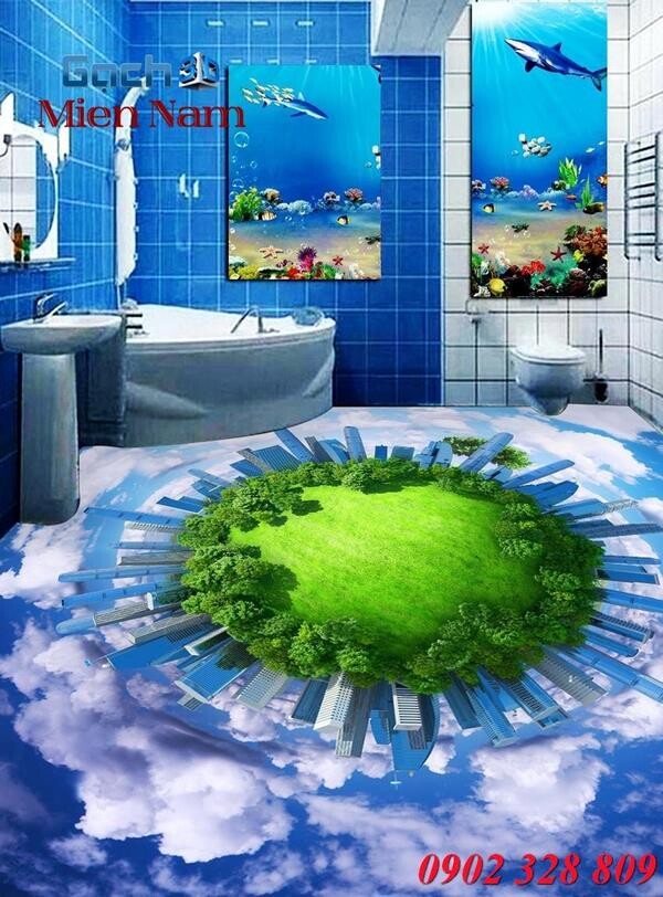 xu hướng trang trí nhà với gạch 3d