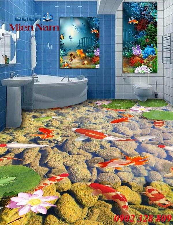 xu hướng trang trí nhà với gạch 3d