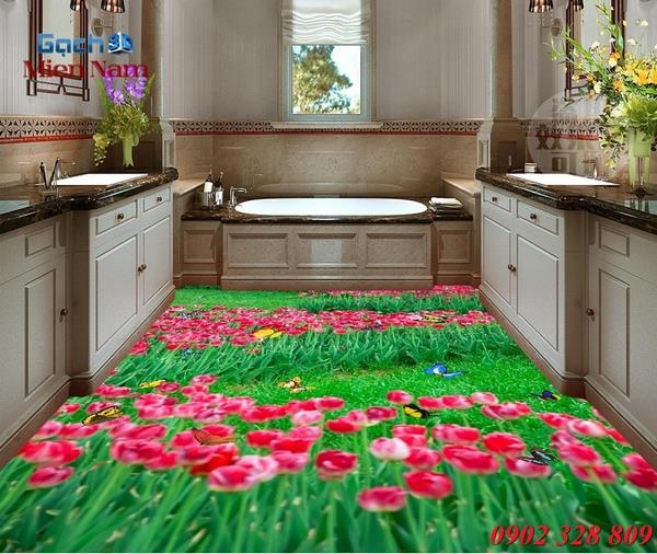 xu hướng trang trí nhà với gạch 3d