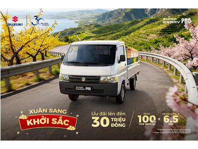 XUÂN SANG ƯU ĐÃI KHỦNG CHO SUZUKI CARRY PRO CHỈ TỪ 55 TRIỆU ĐƯA TRƯỚC ĐÃ CÓ XE. LH 0932.195.386