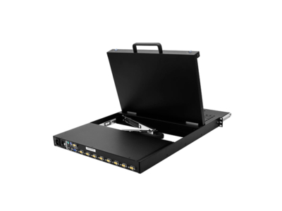 Single Rail 8 Port 18.5″ VGA LCD KVM Switch - XW1808