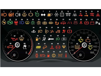 Ý nghĩa của 64 biểu tượng trên bảng táp lô xe ô tô