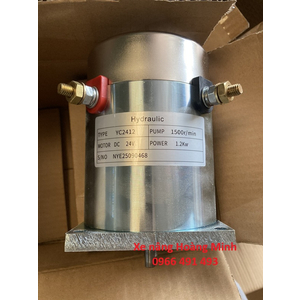MOTOR BƠM THỦY LỰC XE NÂNG ĐIỆN HELI DC24V 1.2KW- YC2412