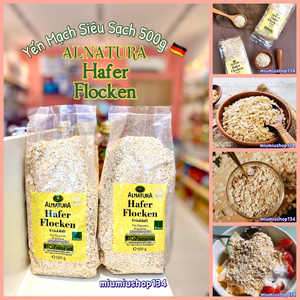 YẾN MẠCH NGUYÊN HẠT ALNATURA HAFER FLOCKEN - 500gr 🇩🇪