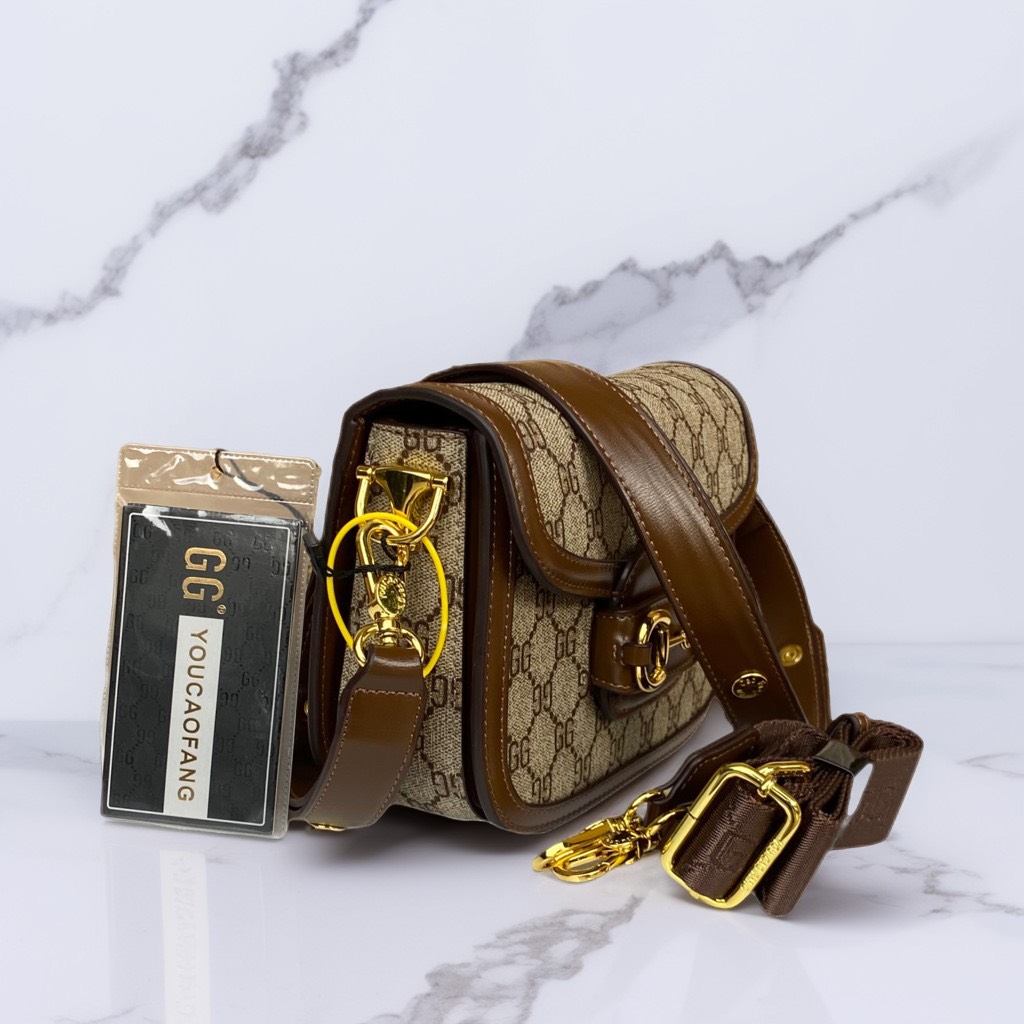 TÚI XÁCH NỮ HÀ HỒ YOUCAOFANG HORSEBIT 3298 CHÍNH HÃNG