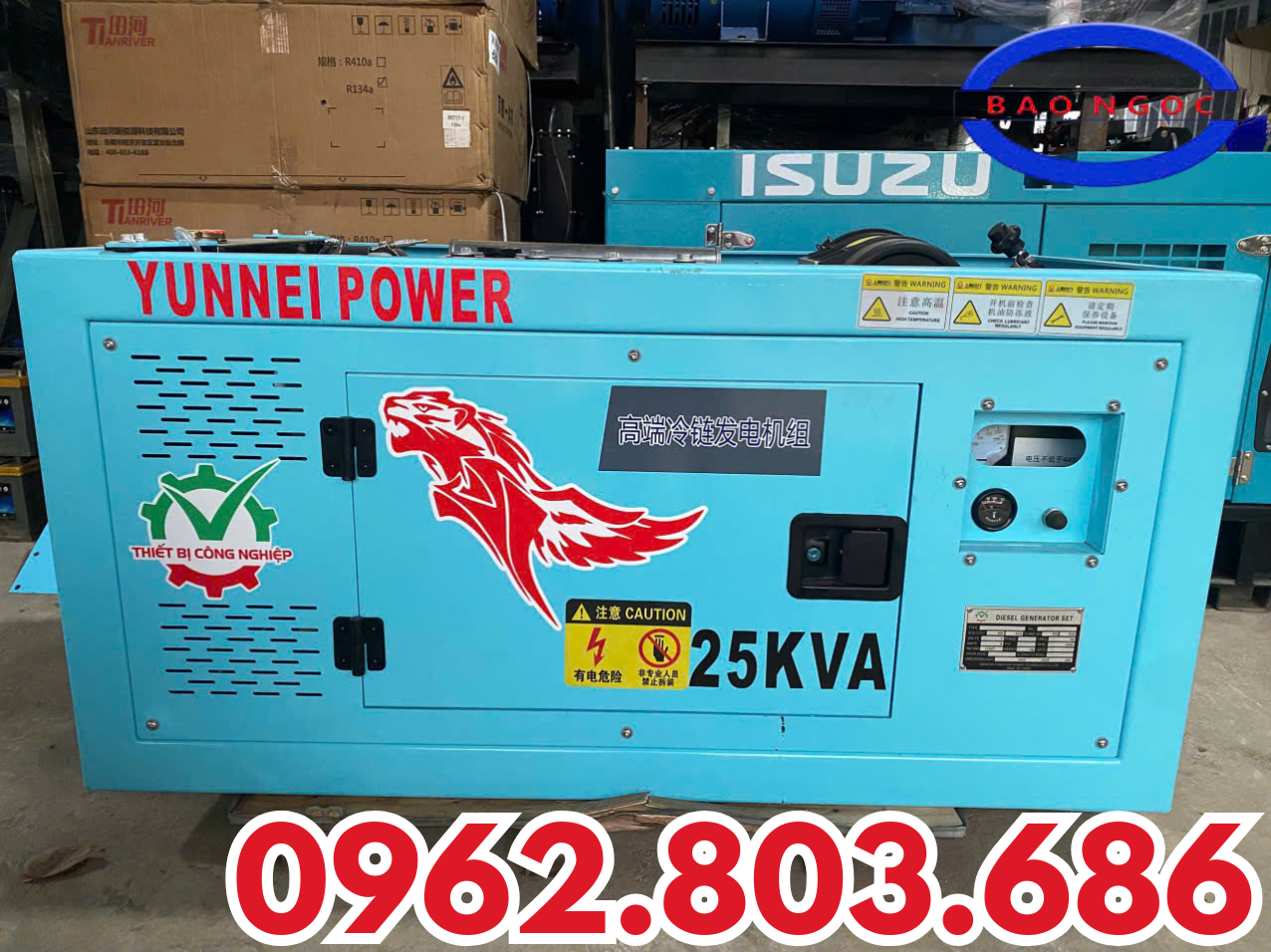 YUNNEI 25KVA – MÁY PHÁT ĐIỆN DỰ PHÒNG NHỎ GỌN, DỄ BẢO TRÌ, VẬN HÀNH ỔN ĐỊNH