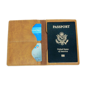 Ví da đựng passport hộ chiếu du lịch CNT VN18 sang trọng Bò Lợt
