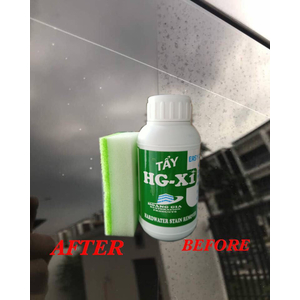 Tẩy ố mốc đốm nước trên các thiết bị Chrome HG X1 HARDWATER STAIN REMOVER for Car 250 ML