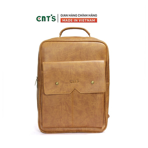 Balo đựng laptop unisex CNT BL62 thời trang - BÒ NHẠT
