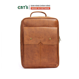 Balo đựng laptop unisex CNT BL62 thời trang - BÒ ĐẬM