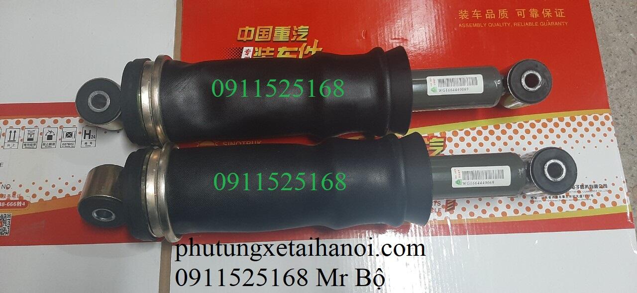 bóng hơi cabin howo a7 bóng sau