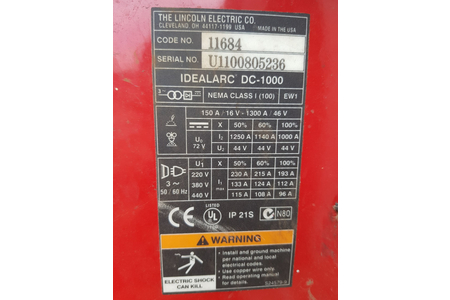 Máy hàn tự động Lincoln Idealarc® DC-1000