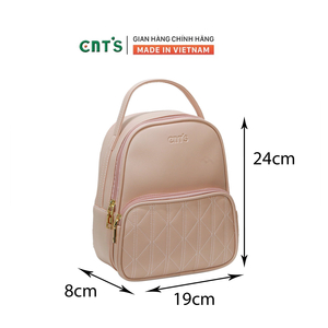Balo nữ CNT BL75 thời trang cao cấp,năng động ĐEN