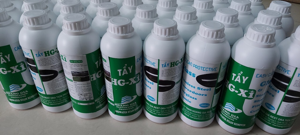 Dung dịch tẩy ố kính xe hơi HG X1 Hard Water Stain Remover for Car Glass 1000ML