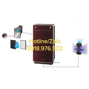 Máy lọc khí tạo ẩm Hitachi EP-L110E(X) ( Màng lọc HEPA )