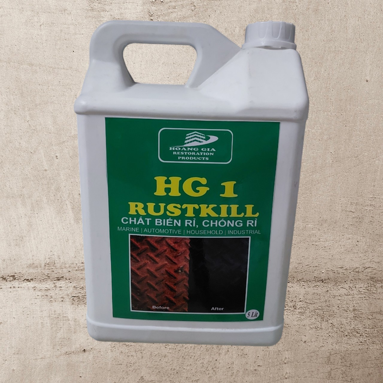 Chất tẩy gỉ sắt, chuyển hoá rỉ Rustkill HG1 5 L