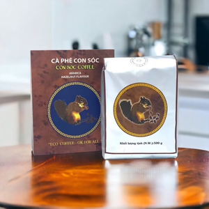 Cà phê Con Sóc Hộp Nâu 500gram