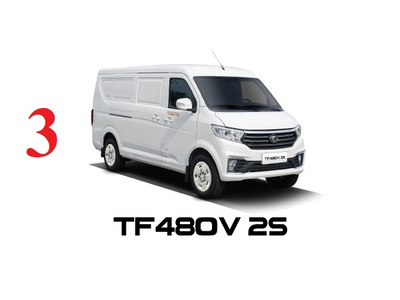 THACO VAN TF480V 2 CHỖ, thùng dài 2.9 mét