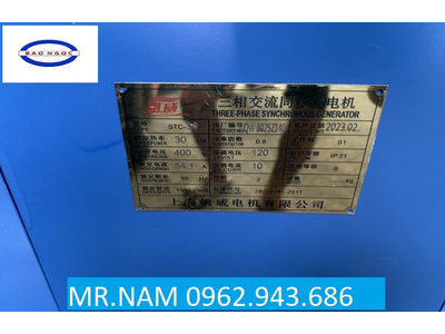 MÁY PHÁT ĐIỆN CÔNG NGHIỆP 30KW, 50KW, 100KW NHẬP KHẨU.