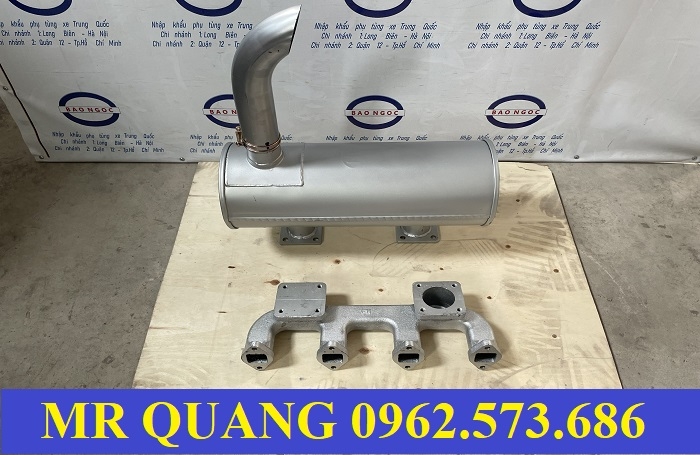 bô xả, đế cổ xả động cơ lai