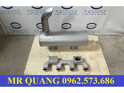 Bô xả, đế cổ xả động cơ lai