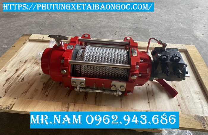 mặt sau cảu tời có phanh 6,8 tấn