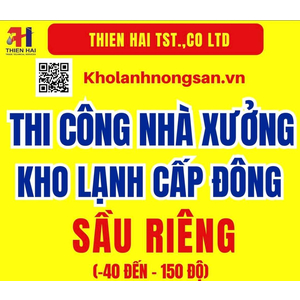 Thi công nhà xưởng kho lạnh cấp đông sầu riêng ở Đăk Lăk