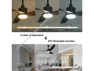 Quạt trần 3 cánh nhựa ABS
