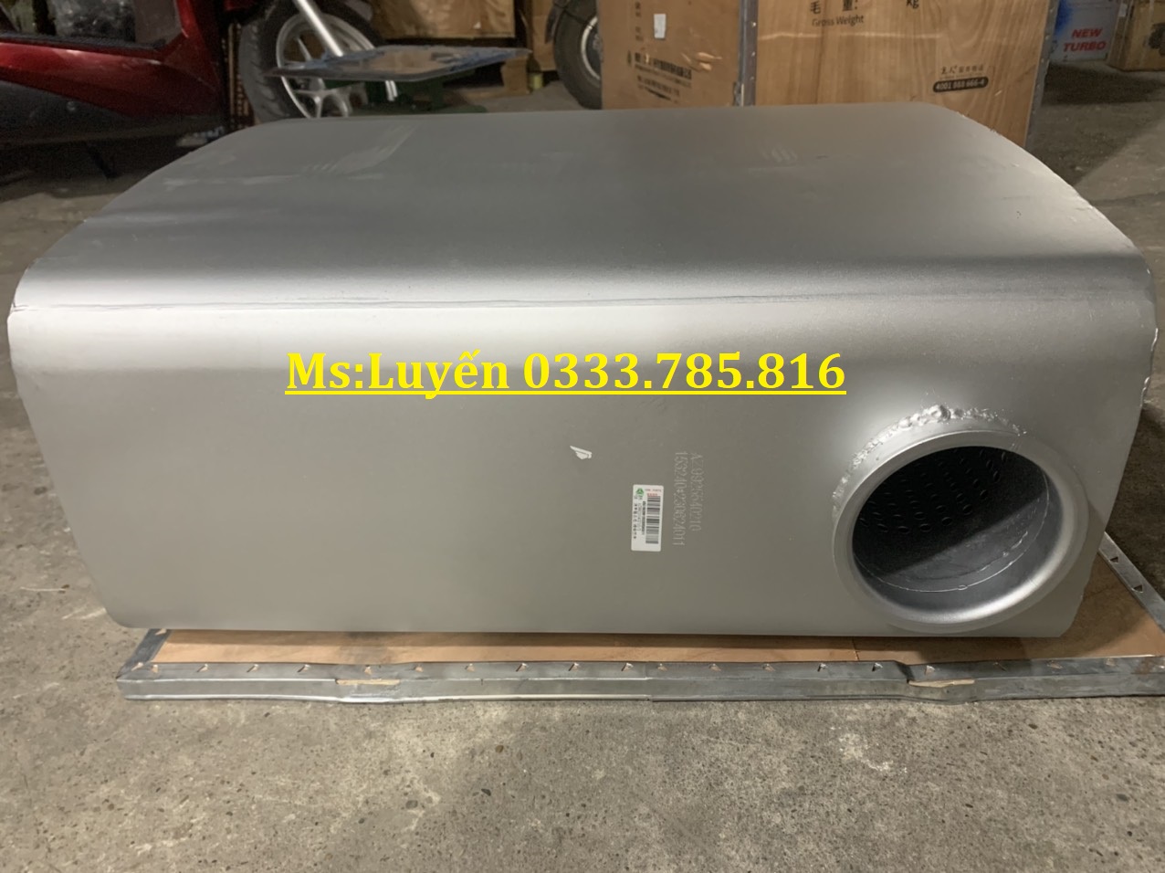 bầu giảm thanh howo a7 375