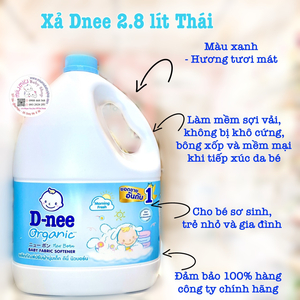 Dung dịch nước Xả Dnee 3 Lít (Màu Xanh) 🇹🇭