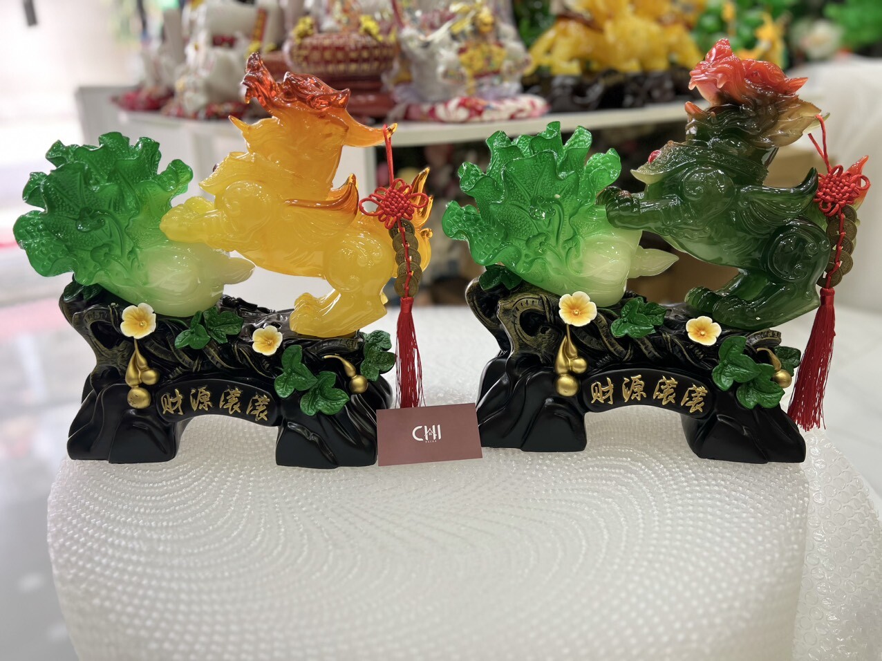 Tượng Kỳ Lân cưỡi Bắp cải