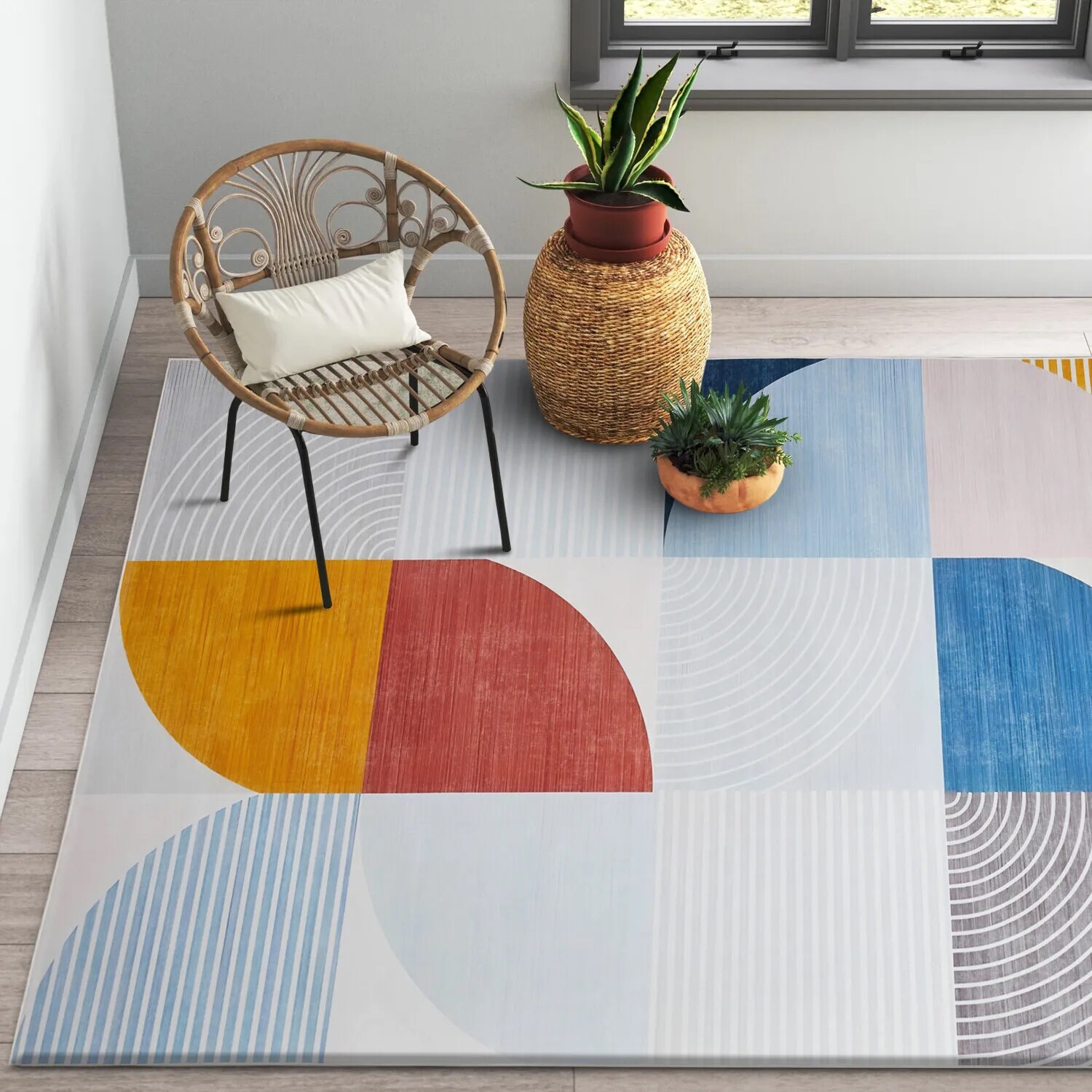 Thảm phòng khách DELUXE A02 - Hiện đại