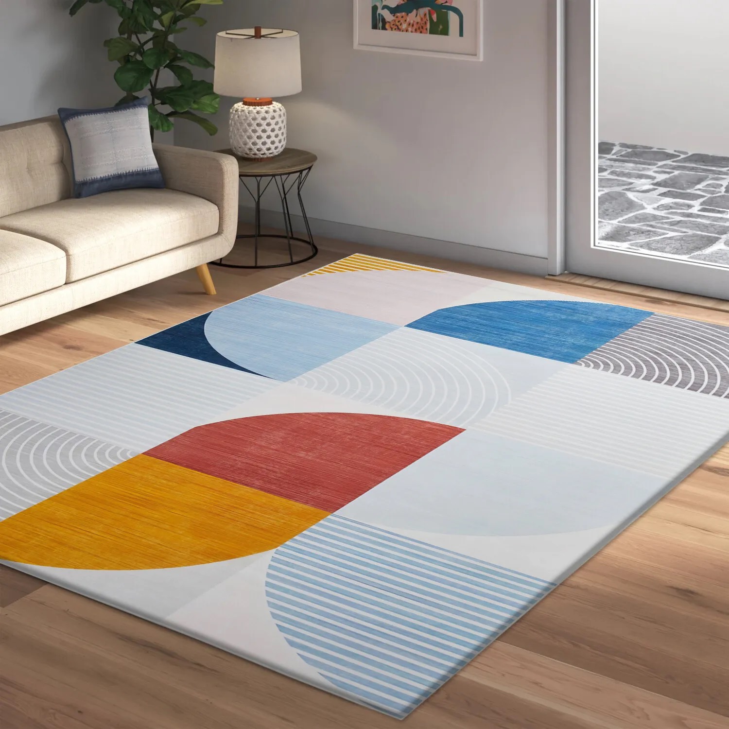 Thảm phòng khách DELUXE A02 - Hiện đại