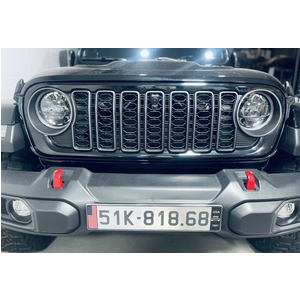 Mặt Calang Mới 2024-2025 của Jeep Wrangler và Jeep Gladiator Có Tích Hợp Camera Trước ( Grilles Jeep 2025 )