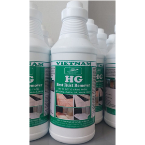 Tẩy rỉ sét ố vàng sàn bê tông, nền gach tường. HG F1 best concrete rust remover 1 lít