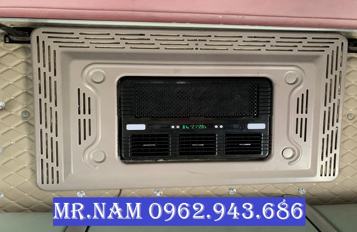 điều hòa lắp hoàn thiện trên xe