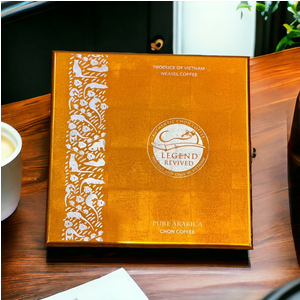Cà phê Chồn Arabica Mocha( Hộp 250gram)-Bao gồm Túi đựng Cao Cấp