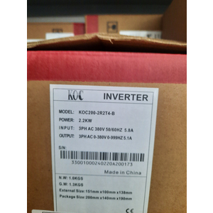 Biến tần KCLY KOC200-2R2T4