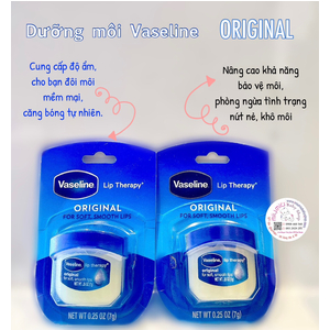 Dưỡng môi Vaseline Mỹ original
