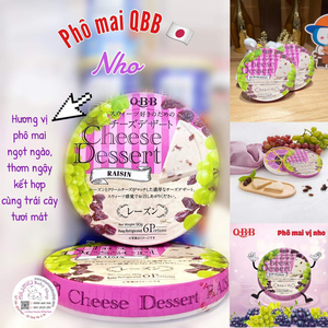 Phô mai QBB nho tím