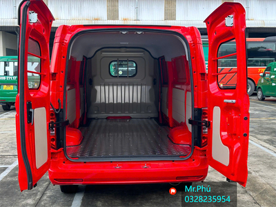 Xe VAN TF480V2S SƠN MÀU ĐỎ THÙNG DÀI 2m9 ĐỜI MỚI NHẤT