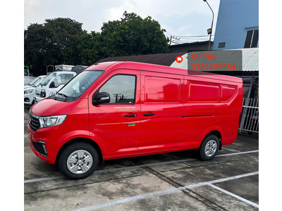 Xe VAN TF480V2S SƠN MÀU ĐỎ THÙNG DÀI 2m9 ĐỜI MỚI NHẤT