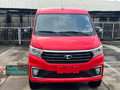 Xe VAN TF480V2S SƠN MÀU ĐỎ THÙNG DÀI 2m9 ĐỜI MỚI NHẤT