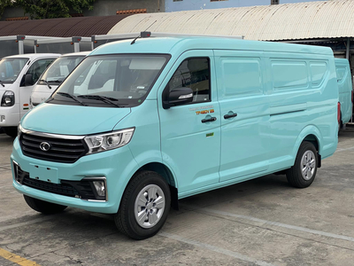 XE VAN TF480V2S SƠN MÀU XANH THÙNG DÀI 2m9